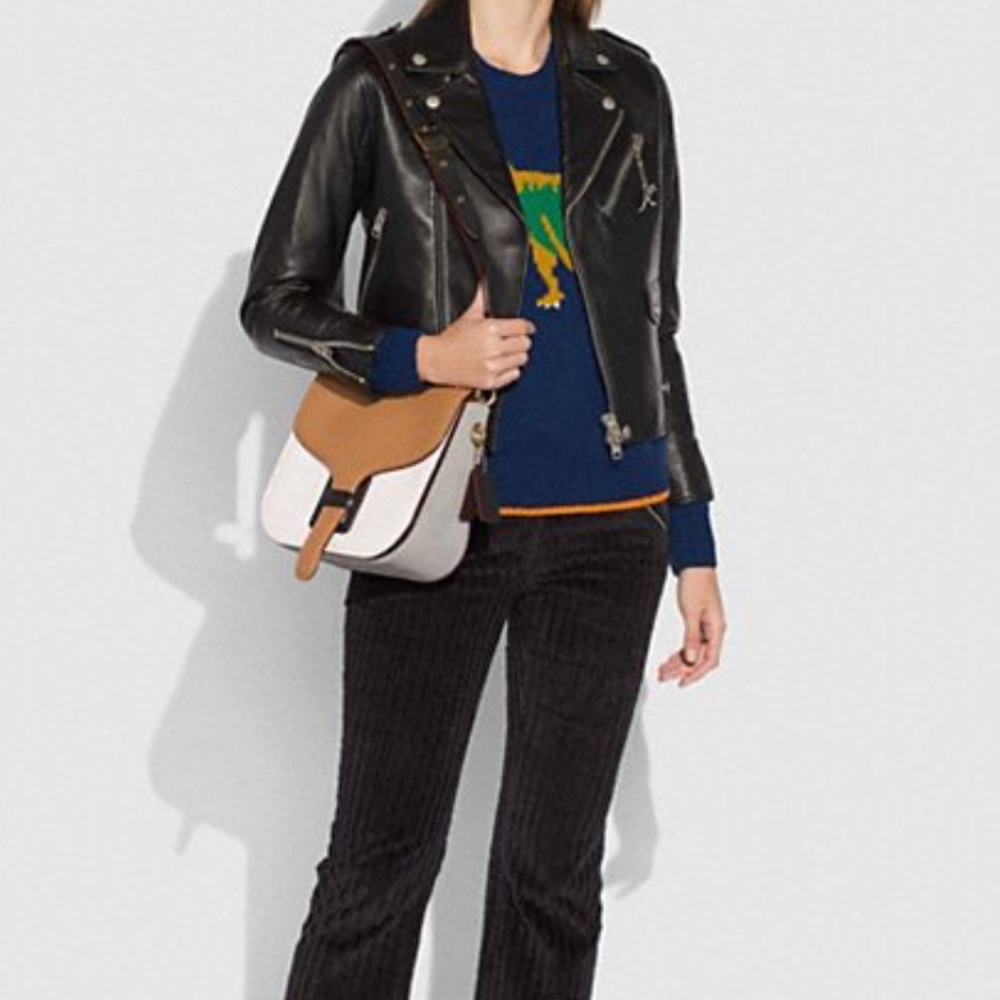 ISO Coach & Rodarte Courier Bag In Colorblock - Picture 4 of 7